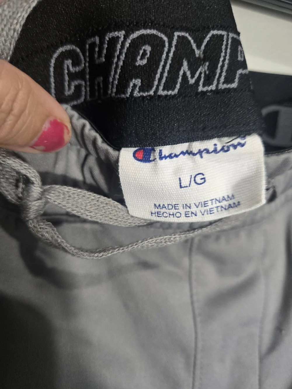 Champion Light Gray Men's Athletic Jogger Pants